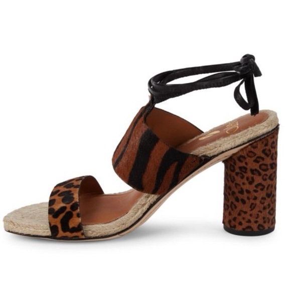 Obi Calf Hair Heeled Sandals, SARTO by Franco Sarto - Picture 8 of 16